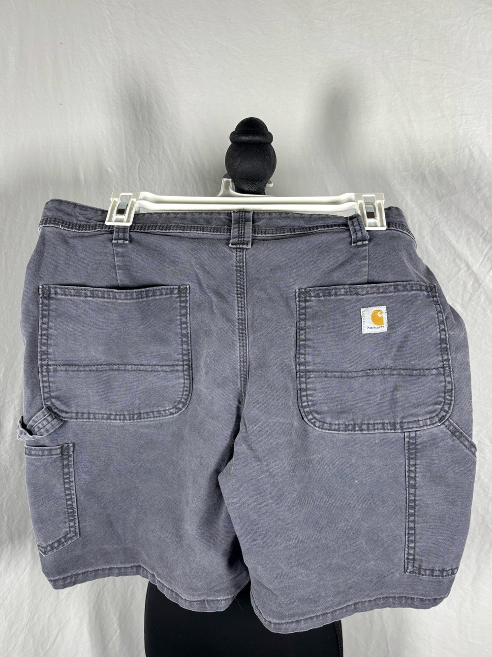Carhartt Women's Washed Charcoal Gray Work Shorts
